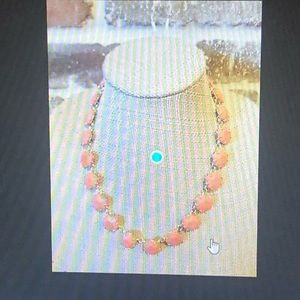 Kendra Scott Sam necklace in coral